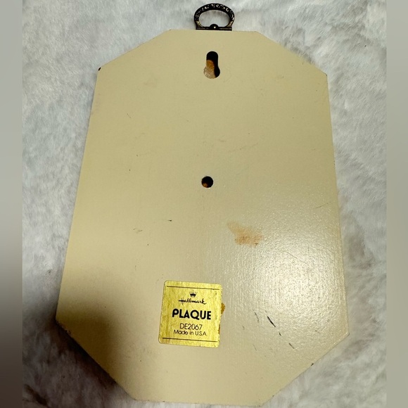 Vintage Hallmark 1981 Birds Plaque Wall Hanging Saying Friendship - Picture 4 of 10